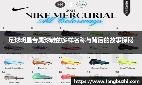 足球明星专属球鞋的多样名称与背后的故事探秘