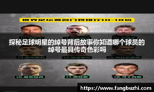 探秘足球明星的绰号背后故事你知道哪个球员的绰号最具传奇色彩吗