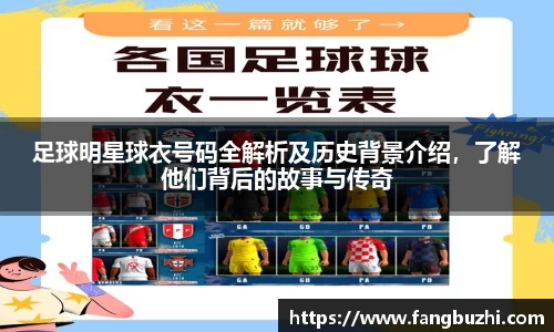 足球明星球衣号码全解析及历史背景介绍，了解他们背后的故事与传奇